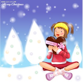 韩国情人节插画