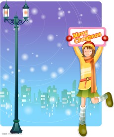 韩国情人节插画