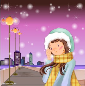 韩国情人节插画