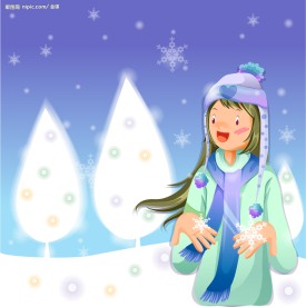 韩国情人节插画