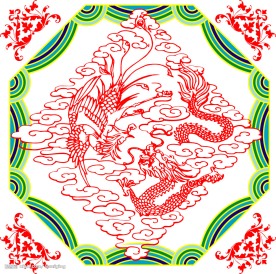 矢量龙凤图