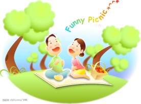 韩国情人节插画