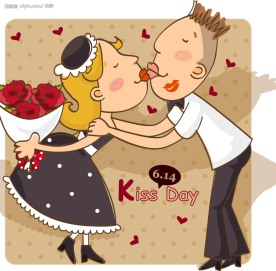 韩国情人节插画