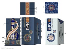 高档酒盒包装(平面\立体)