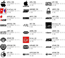 １５００个常用商标cdr格式