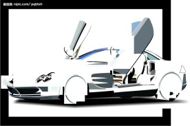 CDR精绘矢量汽车