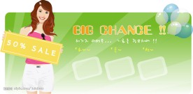 人物素材韩国矢量图