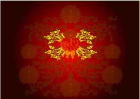 精美矢量情人节底纹