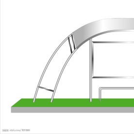 候车亭 宣传栏模板