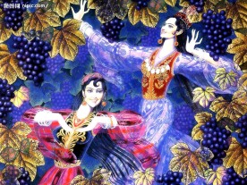 古典装饰画人物