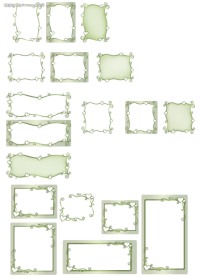 韩国矢量花边素材