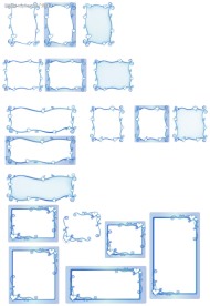 韩国矢量花边素材