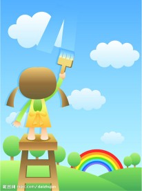 韩国儿童节矢量图