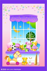 韩国儿童节矢量图