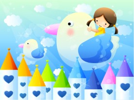 韩国儿童节矢量图