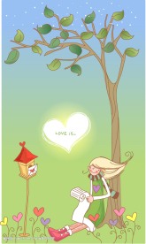 情人节插画(矢量)