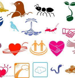 环保标志和环保动物形象