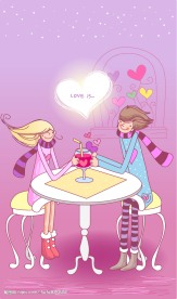 情人节系列插画（矢量）