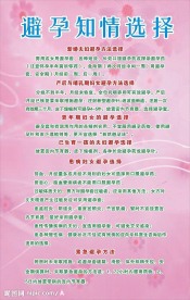 高精度计划生育宣传小知识展板