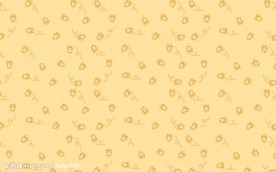 铃铛图案黄色背景图案