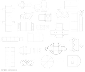 精品包装展开矢量图