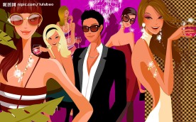 抽象华丽色彩视觉设计