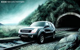 汽车海报隧道版