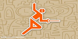 体育标志  击剑(喷绘用故分辨率为40)