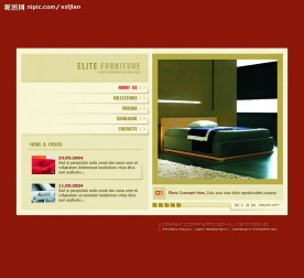 精品家具企业网站模板(全套版)
