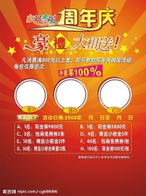 周年庆海报