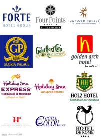 国外酒店标志集
