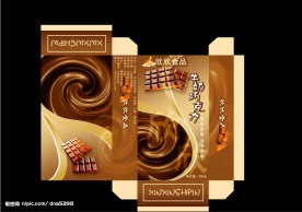 牛奶巧克力糖果包装设计