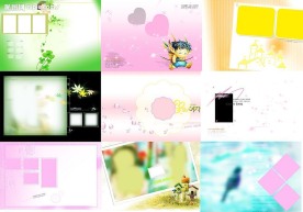 漂亮的儿童模板