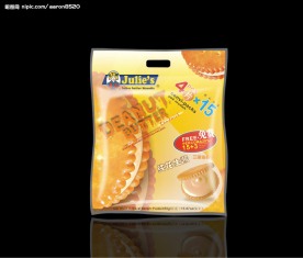 食品饼干包装效果图