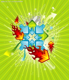 矢量动感春季海报