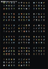 网站栏目图标大全包含各种栏目所需要的标志立体图标带倒影网页设计必备素材