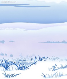 移门图片  雪地  草地