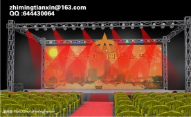 广东凤铝铝业新年晚会舞台灯光效果图