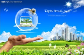 韩国房地产PSD分层素材图片