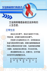 艾滋病小知识展板