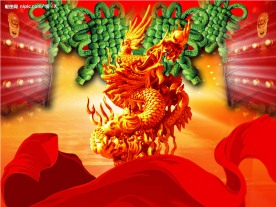 金龙背景素材