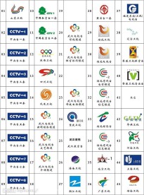 各大电视台标志