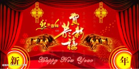 新年活动背景