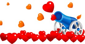 情人节爱心大炮