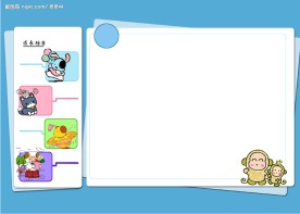 {成长日记}跨页儿童模板002