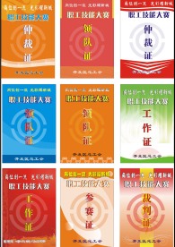 工作证 裁判证 领队证 仲裁证
