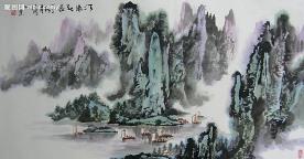 水墨山水画