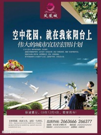 凤凰城房地产海报设计稿
