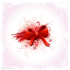 打结的丝带潮流花