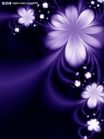 幻彩花朵背景图片素材1